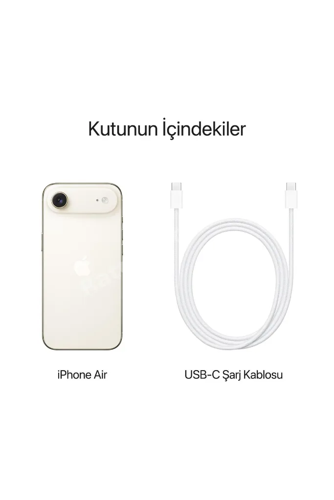 iPhone Air 256GB Uçuk Altın Rengi