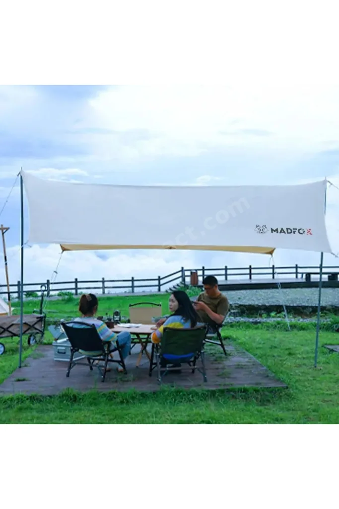 Çadır Brandası - Madfox - Güneş ve Rüzgar Koruma - OEM Kanvas Tarp 4*3 mt
