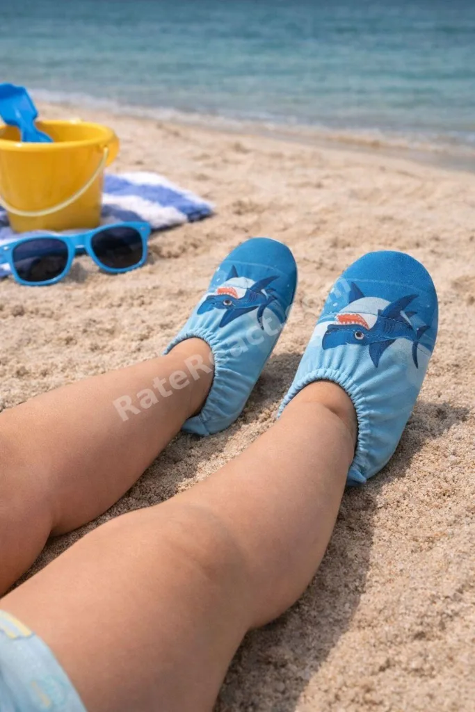 Kaydırmaz Taban / Unisex Bebek Çocuk Deniz Ayakkabısı / Havuz Patiği
