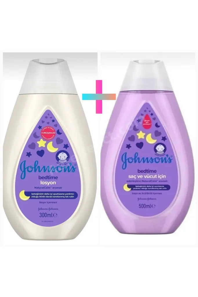 Johnsons Baby Bedtime Saç Ve Vücut Şampuanı 500 Ml + Bedtime Losyon 300 Ml