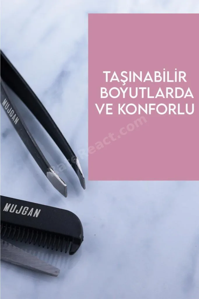 Kaş Kirpik Bakım Seti 5 Parça Siyah Renk
