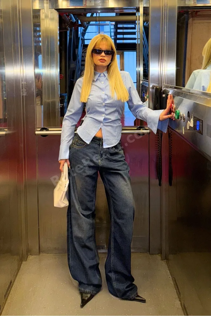 Baggy Fit Barrel Jean
