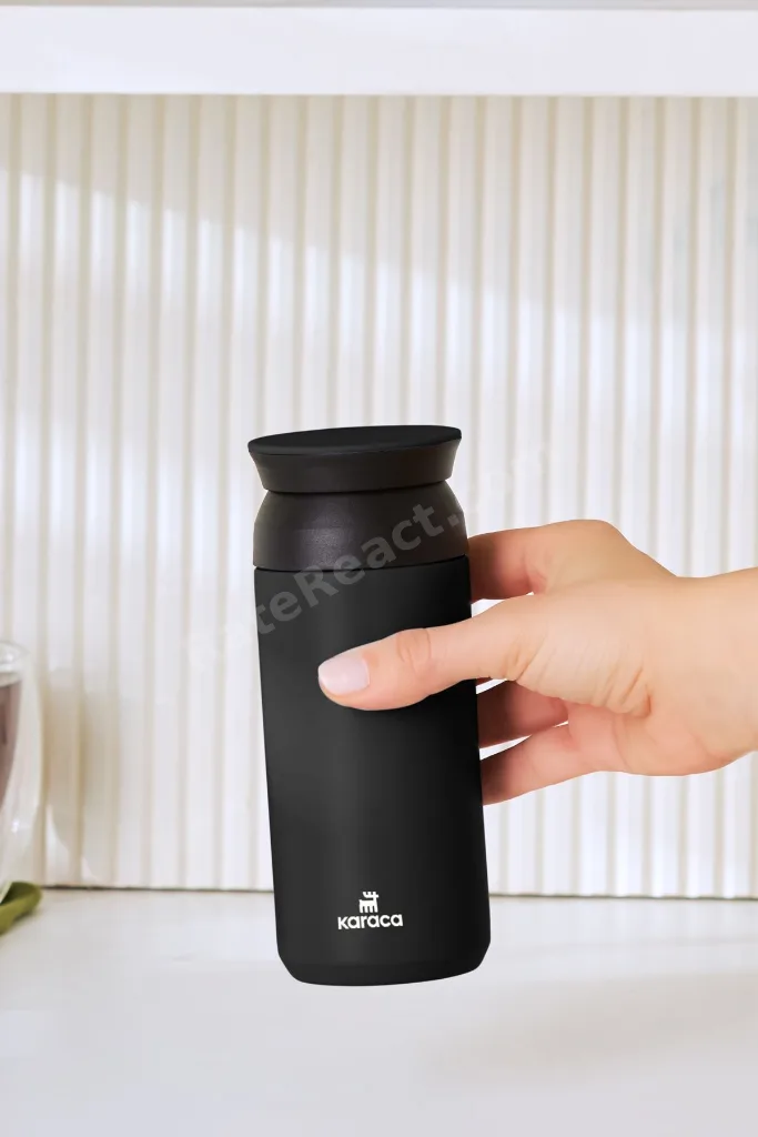 Rainbow Siyah Paslanmaz Çelik Termos 350ml (8 SAATE KADAR SICAK/SOĞUK TUTMA)