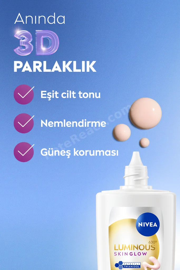 SPF50 Luminous630 Skin Glow Aydınlatıcı Yüz Güneş Kremi 40ml, Nemlendirici, Niasinamid, Thiamidol