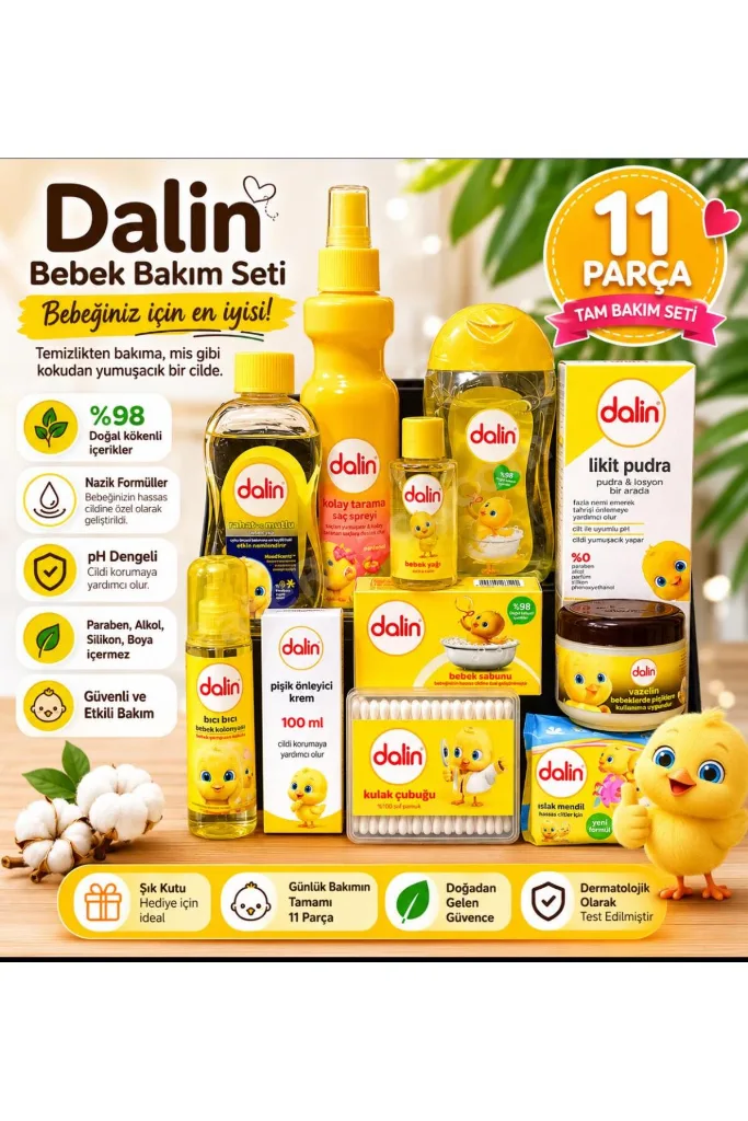 HOUSE OF Pİ GÜNLÜK BEBEK BAKIM KREM VE BEBEK YAĞ SETİ