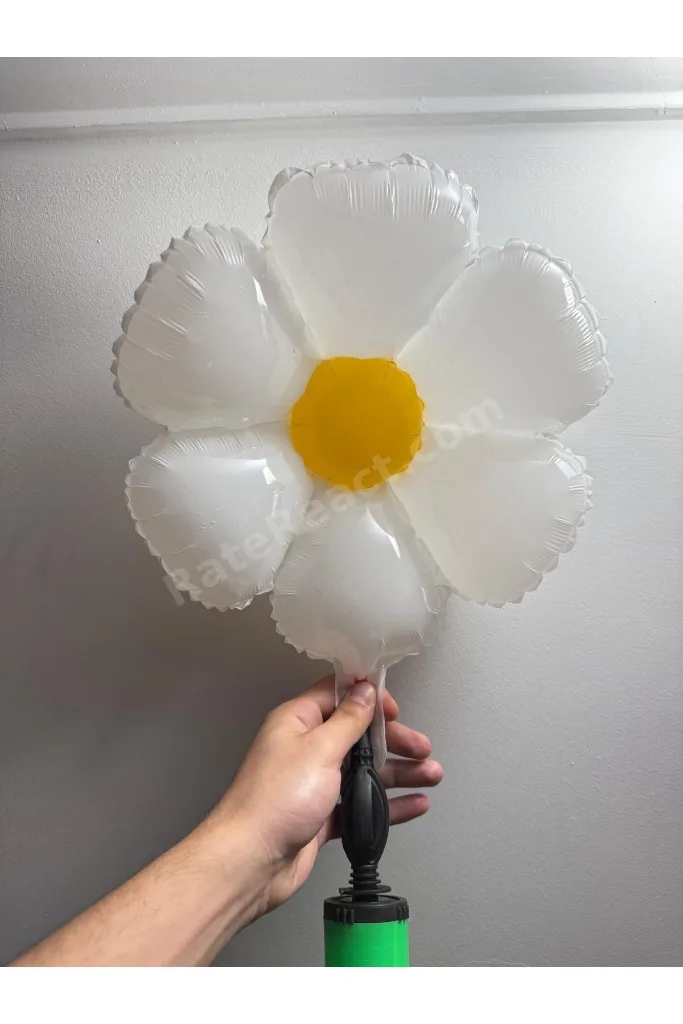 3 Adet Papatya Folyo Balon Yüksek Kalite 45cm