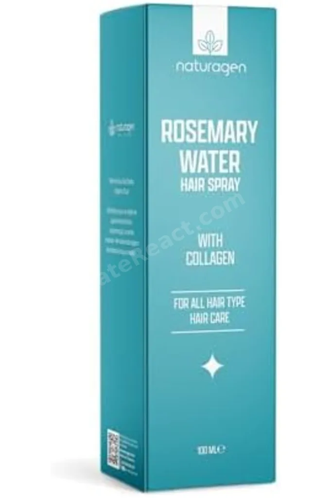 Naturagen Water Biberiye Suyu Saç Toniği Sprey 100 ml | Kolajen İçerikli |%100 Doğal Biberiye Mayalı