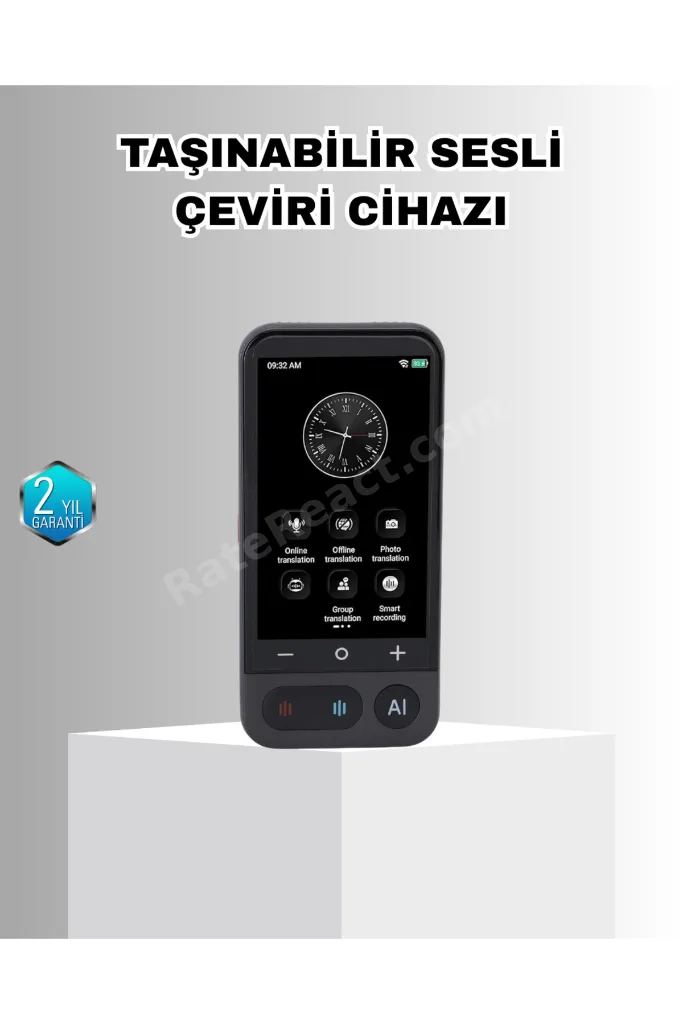 Akıllı Taşınabilir Tercüman – 17 Çevrimdışı, 139 Çevrimiçi Dil Desteği