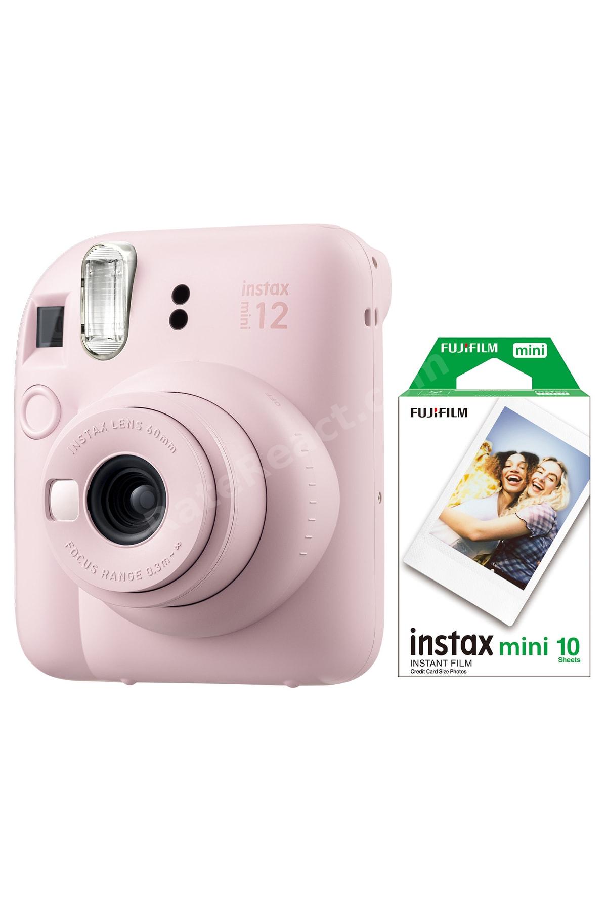 Instax Mini 12 Pembe Fotoğraf Makinesi Ve 10'lu Mini Film