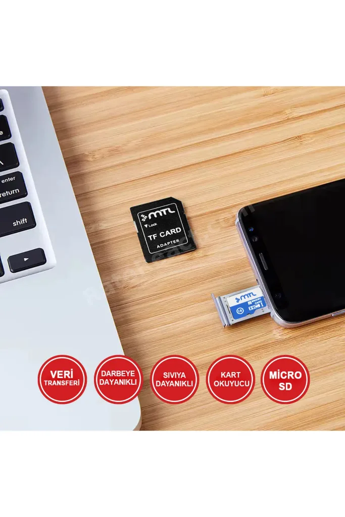 8GB Micro SD Kart (TF Card) Class 10 - Telefon Tablet Kamera Uyumlu Hafıza Kartı