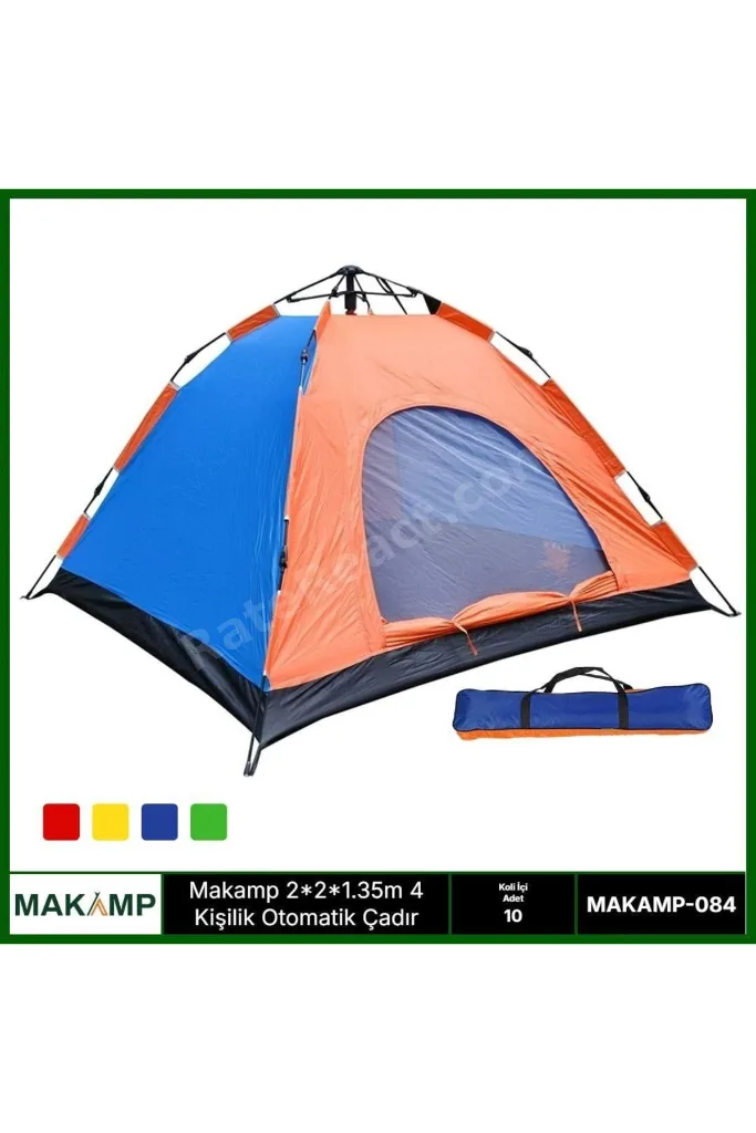 2.2*2.5*1.65m 6 Kişilik Otomatik Çadır