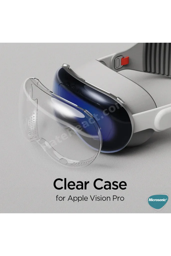 Apple Vision Pro Kılıf Crystal Clear TPU Cover Şeffaf