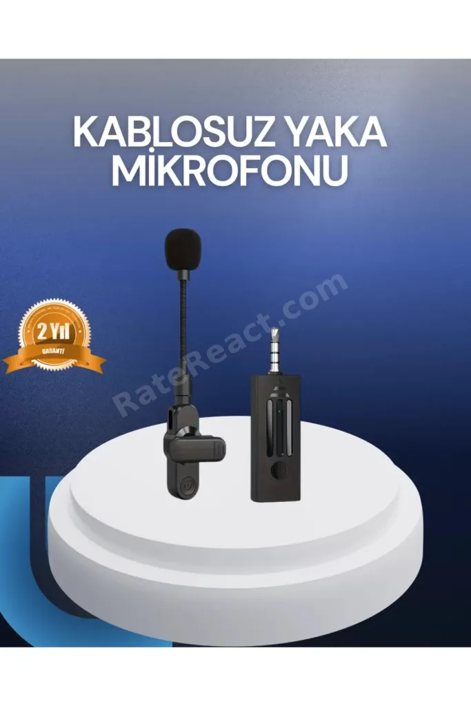 Profesyonel Ses Kayıt İçin Kablosuz Mini Yaka Mikrofonu AvaTEch MERY WOMAN