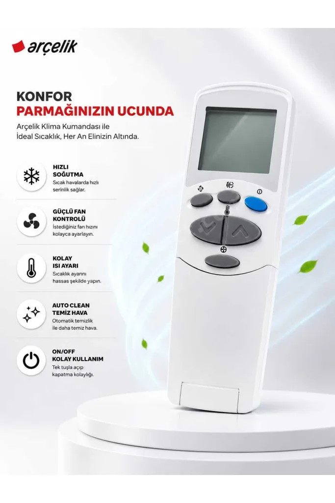 Arçelik Klima Kumandası