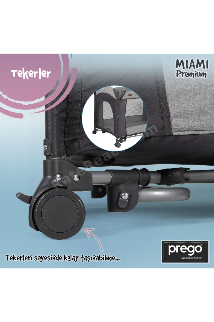 Miami Premium Dönenceli Anne Yanı Oyun Parkı 8040