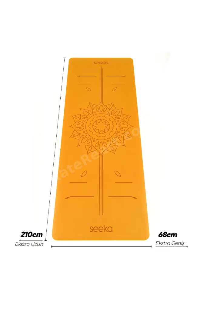 Xl Yoga Matı Sun - Turuncu (210CM X 68CM)