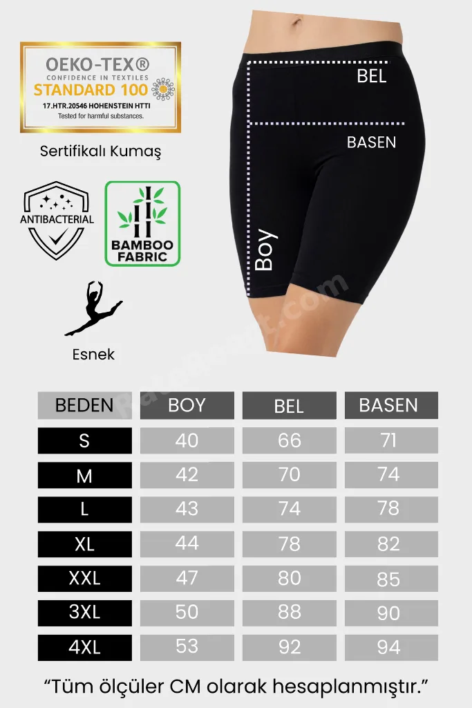 Bambu Kumaş Dizüstü Tayt – Yumuşak ve Nefes Alan Kadın Etek ve Pantolon İçlik.