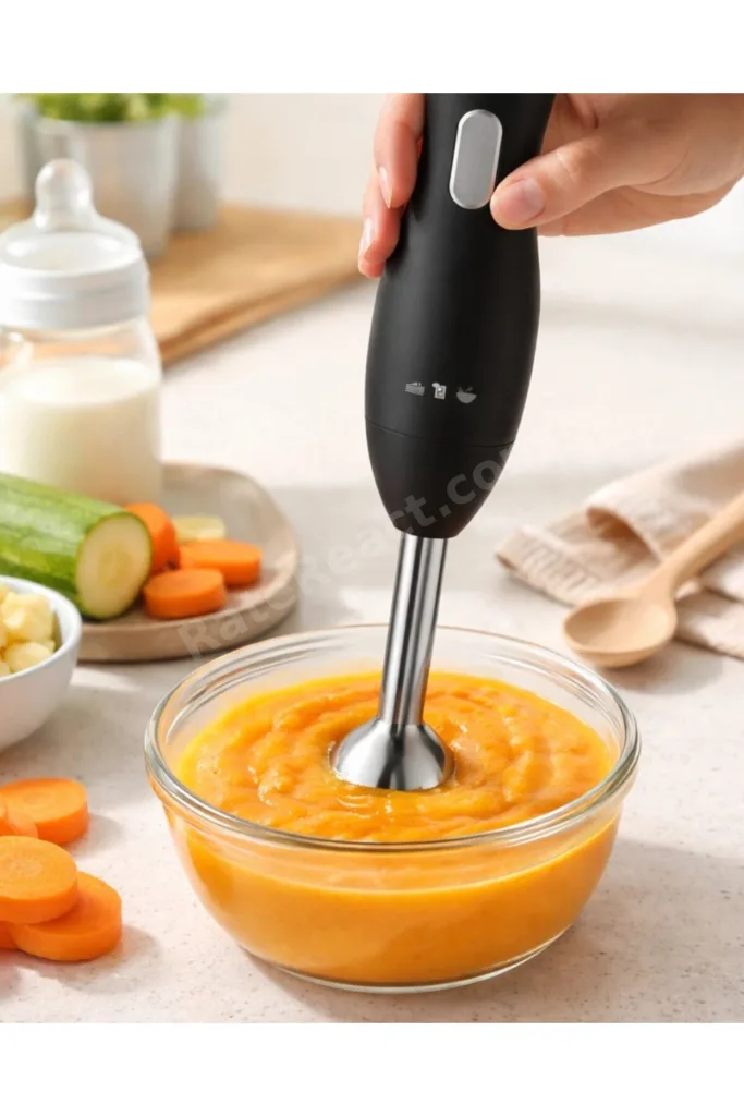 Ergonomik Paslanmaz Çelik El Blenderı, Pratik ve Şık Tasarım