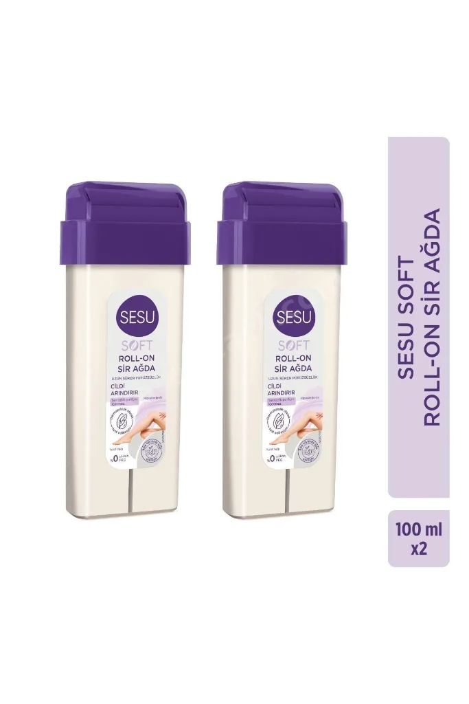 Soft Roll-on Sir Ağda Normal Ciltler 100 Ml X 2 Adet