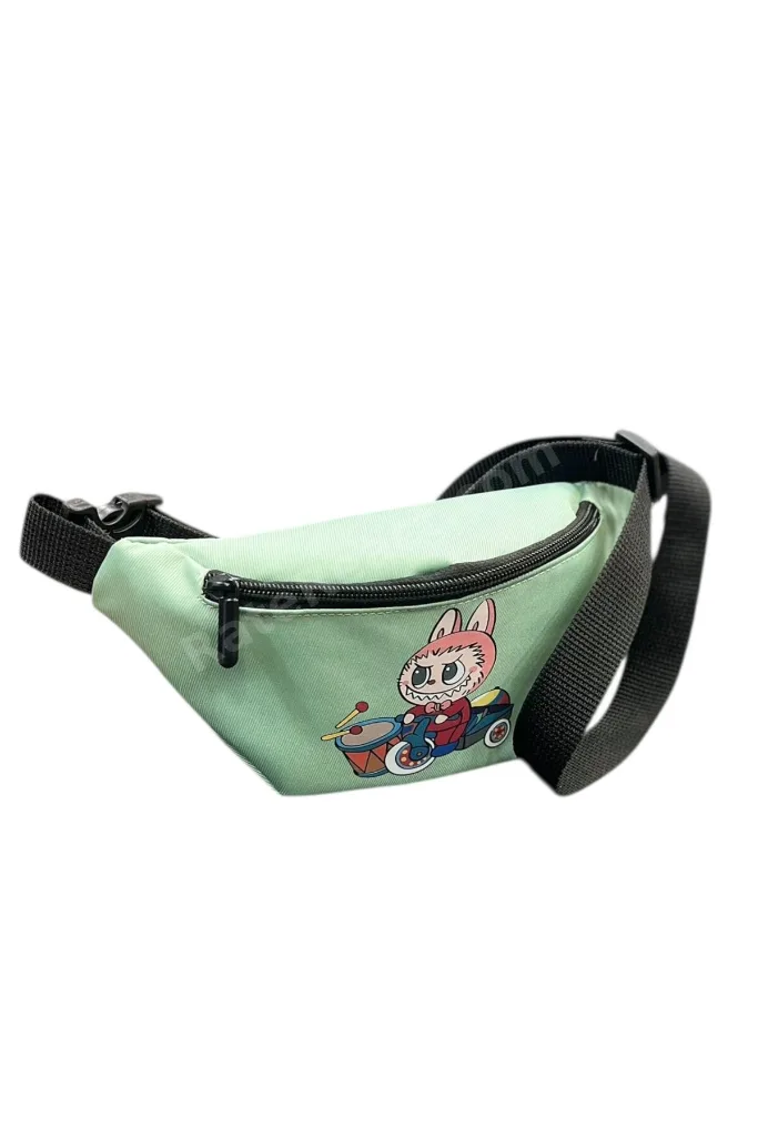 Çocuk Labubu Unisex Ayarlanabilir Bel, Omuz Çantası