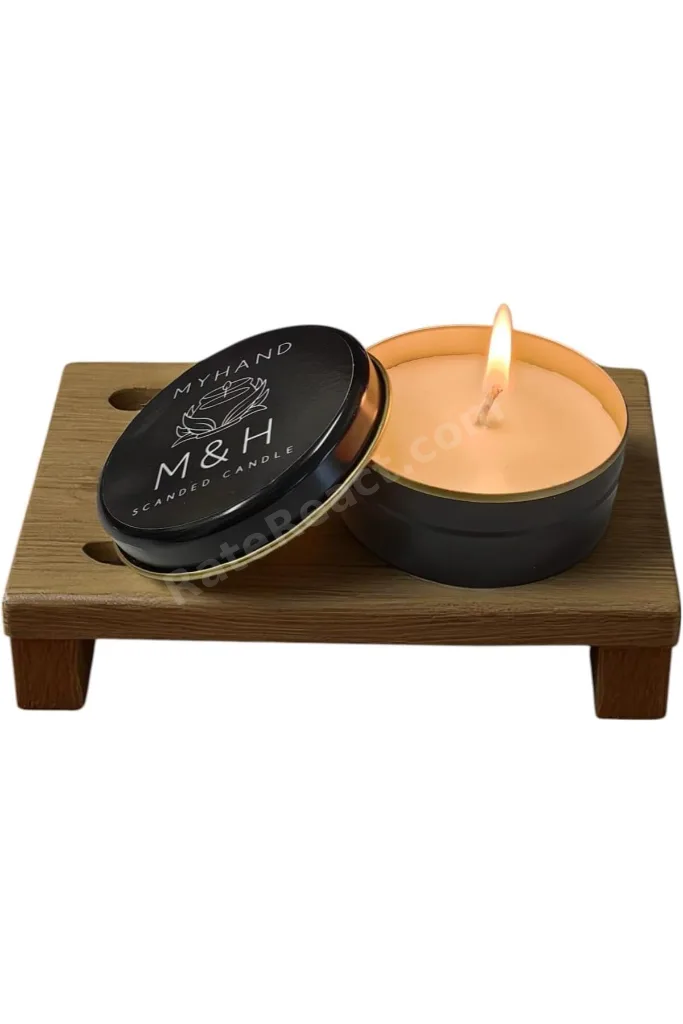 Siyah Teneke Lady Musk Esans Kokulu Mum 60 Gr revif 827927