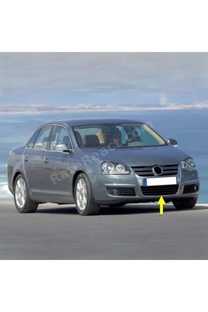TTKTEKNOLOJİ Ön Tampon Orta Izgarası Kromlu 1K0853677C VW Jetta MK5 ile uyumlu 2006-2011 TTKTEKNOLOJ