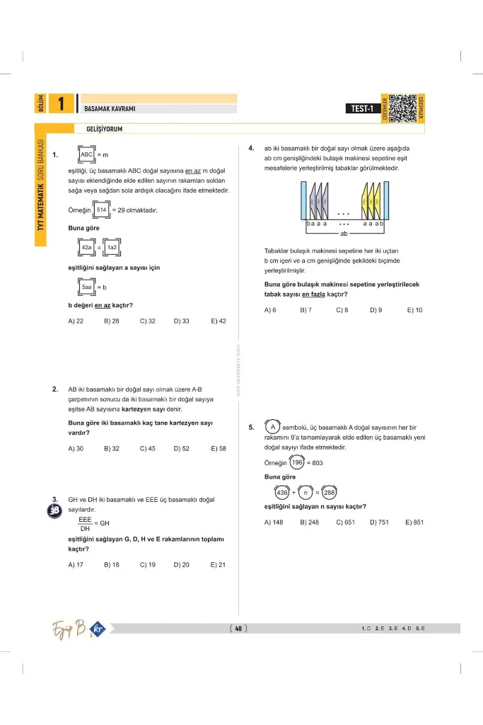 Eyüp B. TYT Matematik Soru Bankası