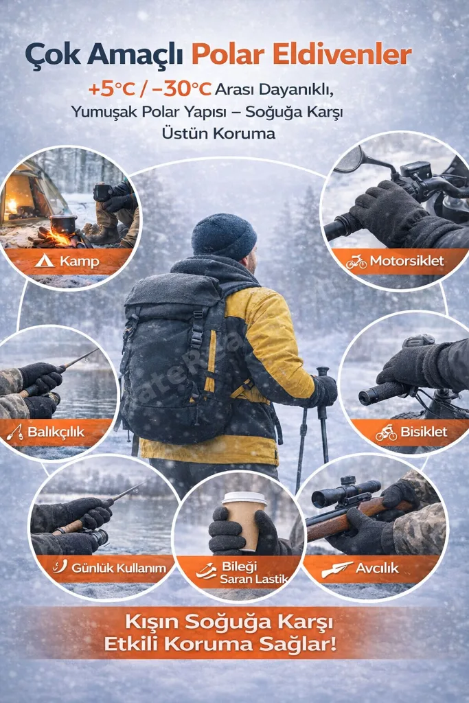 Yirmi Dokuz Ekim Unisex Polar Uzun Eldiven