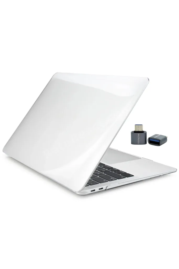 Macbook Pro Kılıf 15.4 inç Kristal Parlak Iz Yapmaz A1707, A1990 Touchbarlı Model Ile Uyumlu