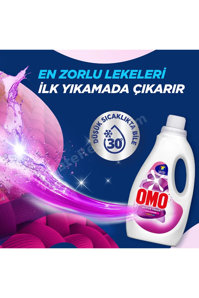 Active Fresh Cold Power Renkliler Sıvı 1500ml x1 Siyahlar 1500ml x1 Beyazlar Sıvı 1500ml x1