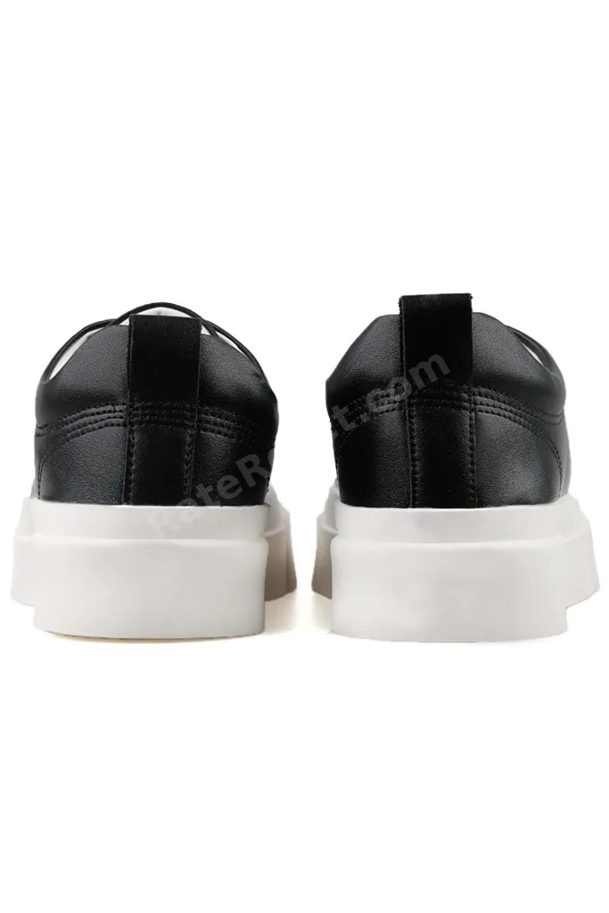 121230087 Mıa Deri Unisex Sneaker Ayakkabı SİYAH