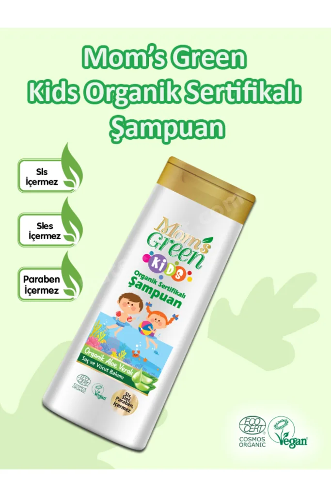 2'li Set Kids Organik Aloeveralı Çocuk Şampuanı 400 ml 400 ml