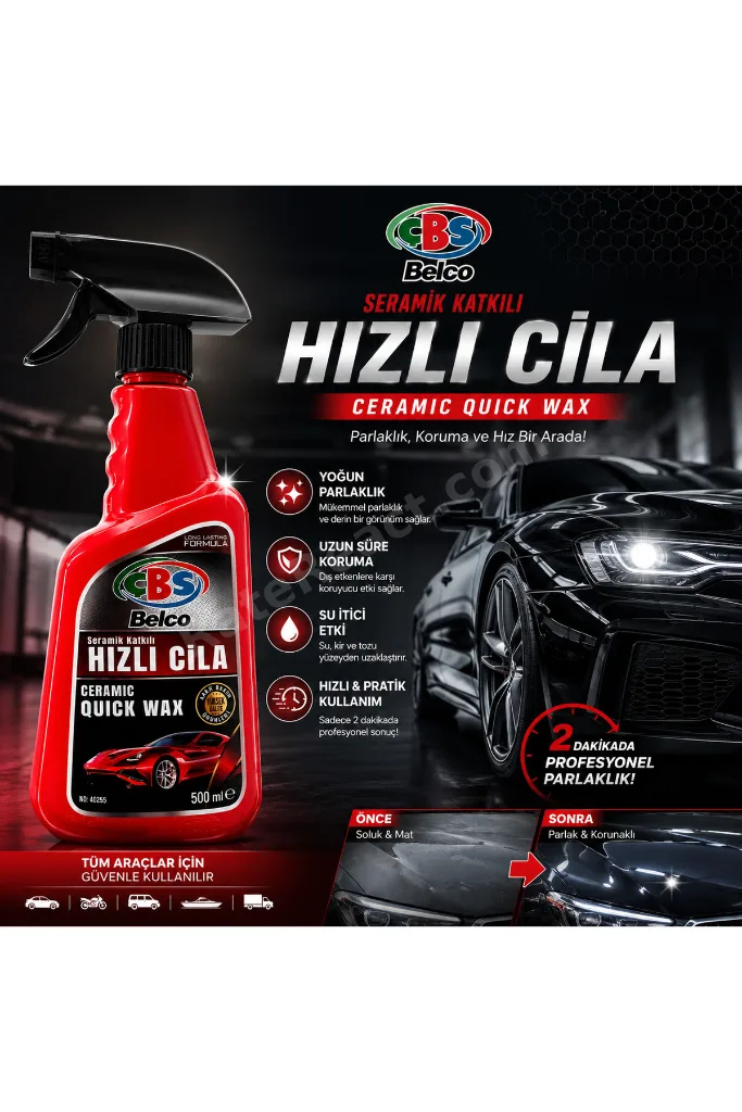 Belco Hızlı Cila (Seramik Katkılı)