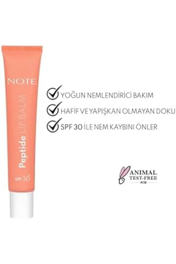 Cosmetics Peptide Lip Balm SPF 30 Nemlendirici ve Parlatıcı Renkli Dudak Balmı - 02 Fun Day - Turunc