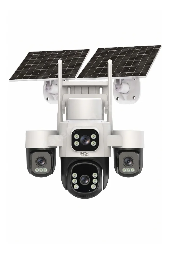 İnox X24 4G E-Simli 6 Motorlu 4 Kameralı Solar Kamera (7/24 Kayıt)