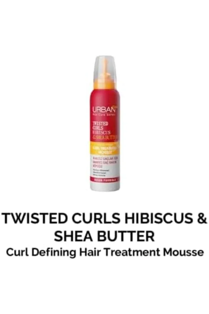 Twisted Curls Hibiscus & Shea Butter Kıvırcık ve Dalgalı Saçlara Özel Onarıcı Bakım Köpüğü 150 ml- V