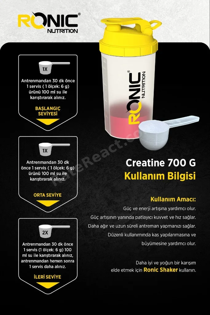 Creatine Ultimate 700 G (BÖĞÜRTLEN AROMALI) 2 Adet Hediye