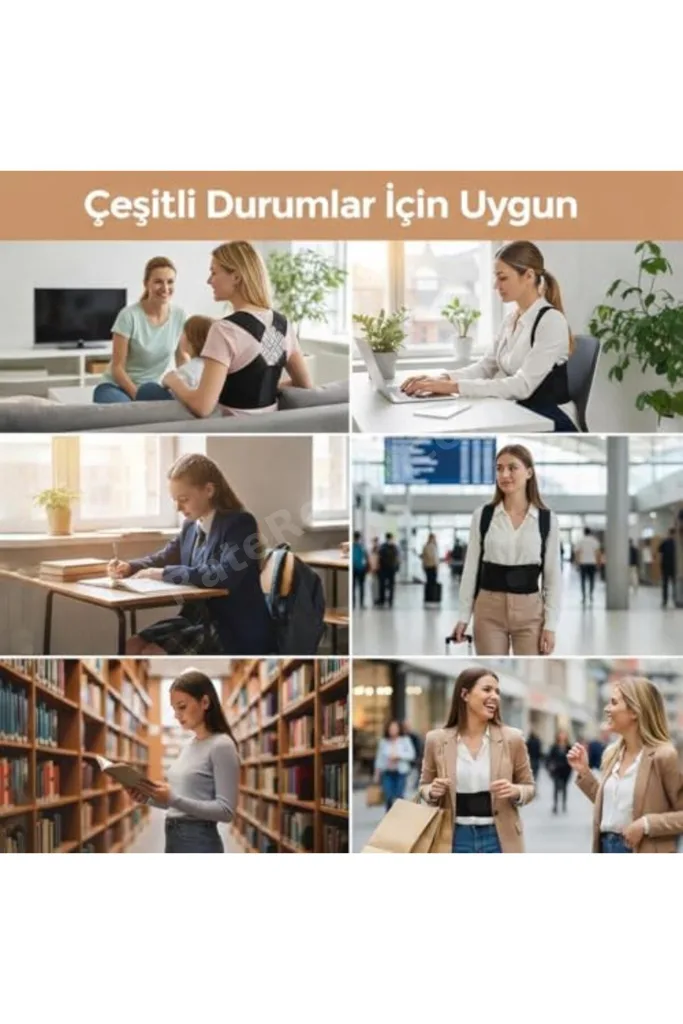 Dik Duruş Korsesi – Sırt ve Bel Destekli Kamburluk Önleyici Postür Korsesi 1089604