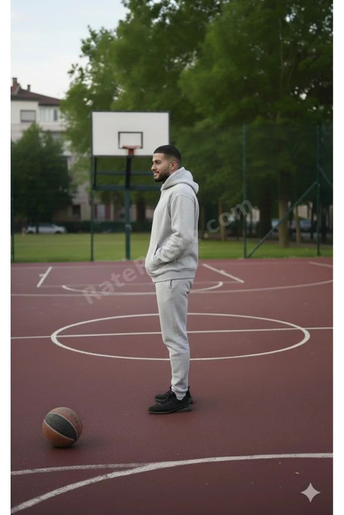 Gri Kanguru Model Oversize Plus Size Kalıp Erkek Büyük Beden Sweatshirt