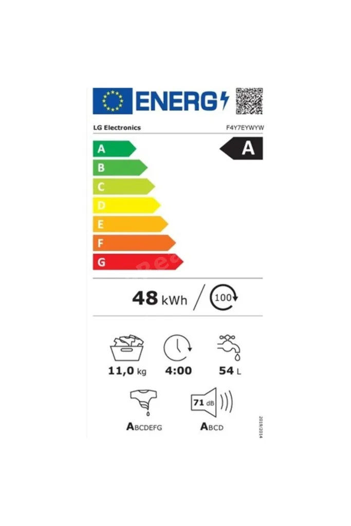 F4Y7EYWYW 11 kg 1400 Devir Çamaşır Makinesi Beyaz