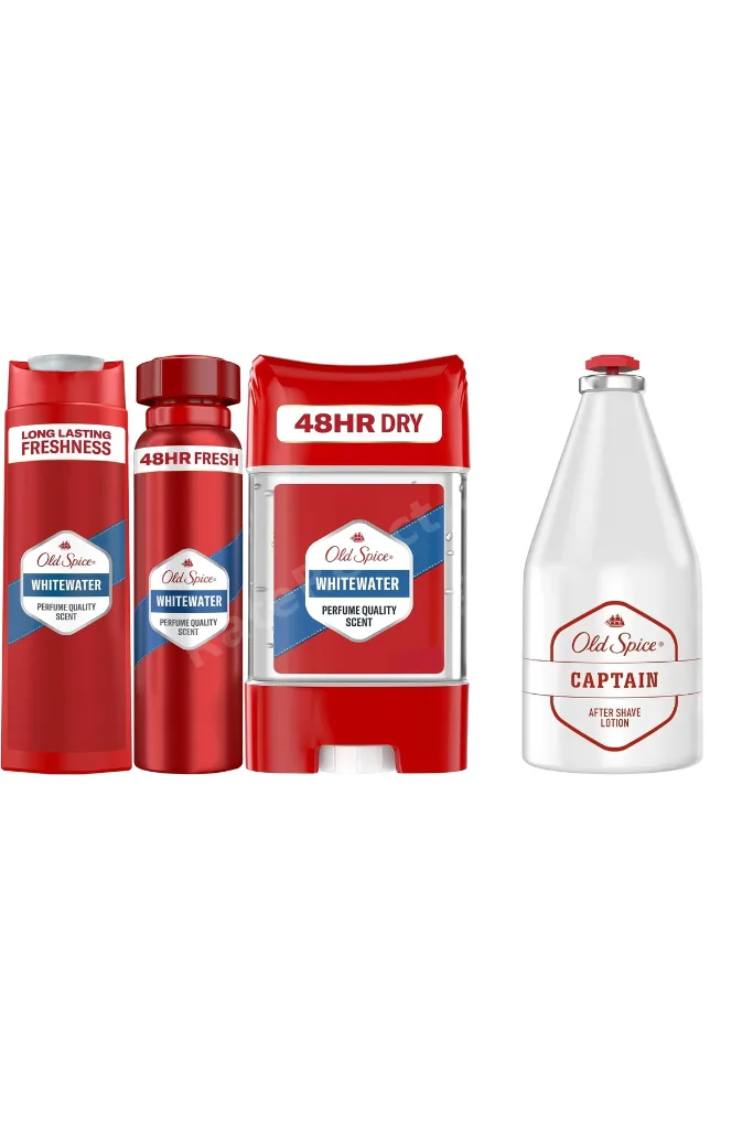 White Deo Captain Tıraş Losyonu White W. Duş Jeli Koltuk Altı Jeli Seti