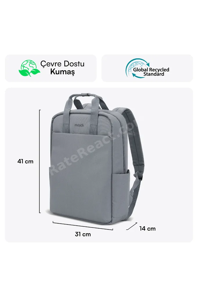 MCE-1522 15.6 NOVA Eco Notebook Sırt Çantası Gri