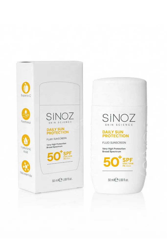 SPF50+ Günlük Kullanım Sıvı Yüz Güneş Kremi-Yeni Nesil Güneş Filtreleri-Hibrit Formül-PA++++ 50ml