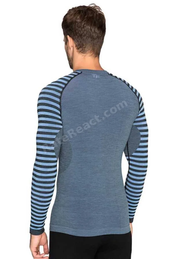 Ultimate Merino Erkek Seamless Termal Sweatshirt MAVİ