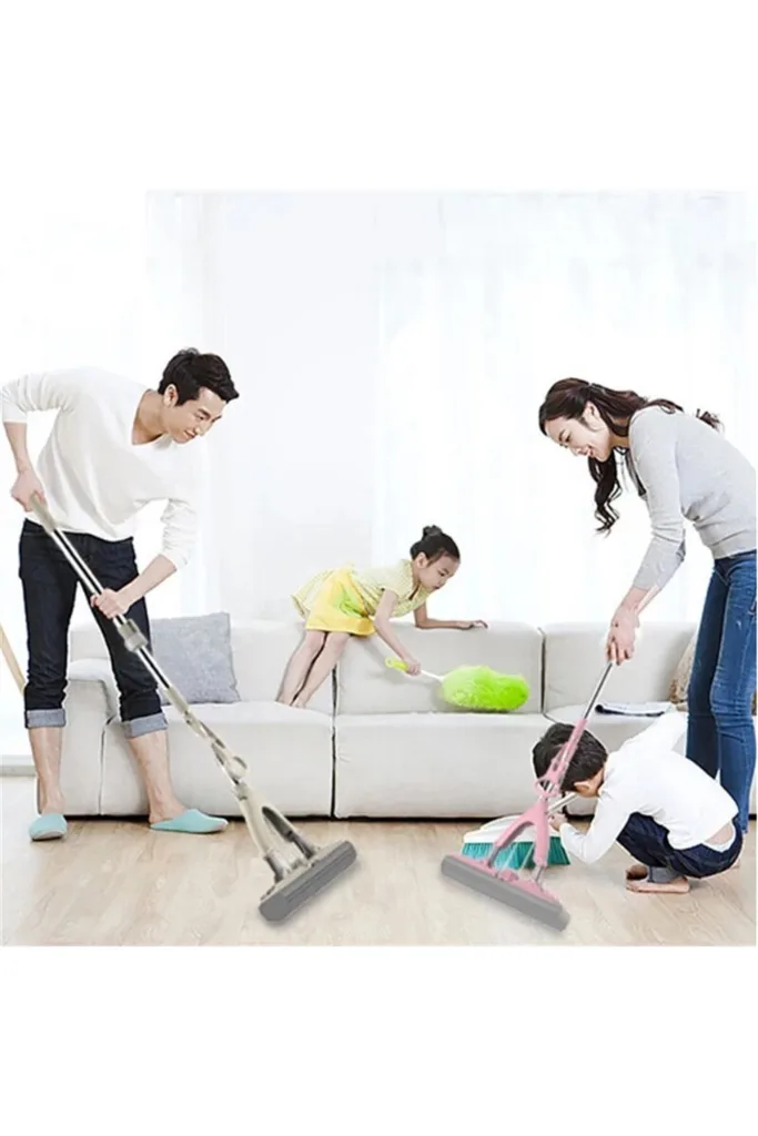 Kendinden Sıkmalı Kelebek Mop – Sünger Mop Temizlik Seti Yedek Başlık