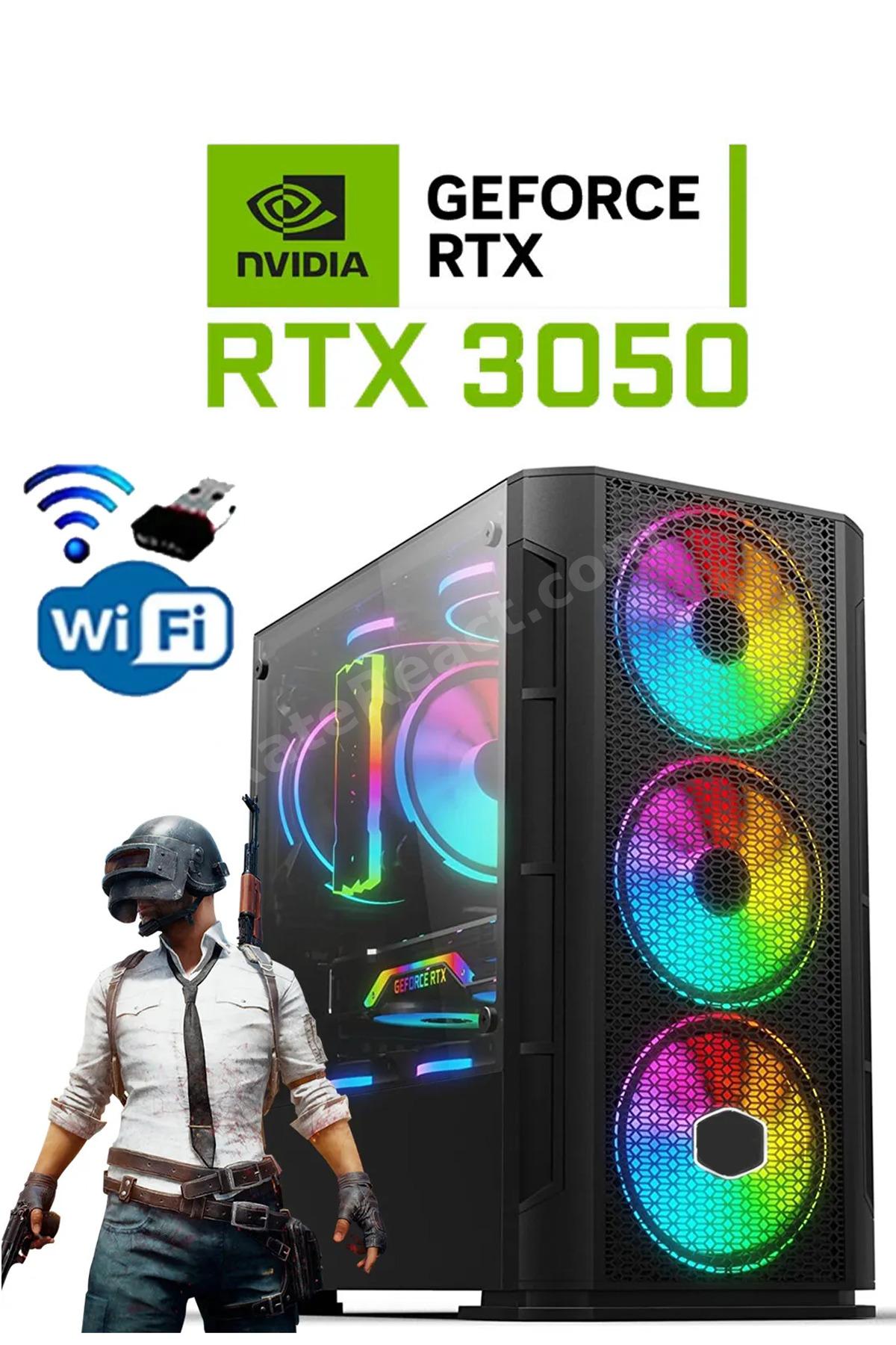 N300 (PUBG,GTA 5) İ7 3770,16GB RAM,512GB M2 SSD,RTX3050 Ekran Kartı,oyuncu Masaüstü Bilgisayarı