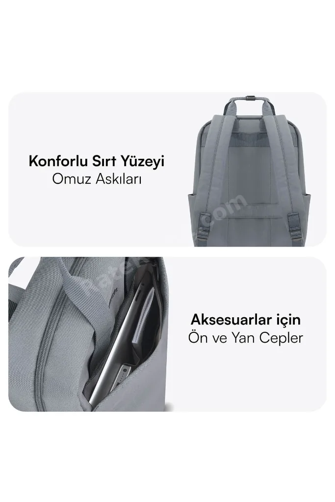MCE-1522 15.6 NOVA Eco Notebook Sırt Çantası Gri