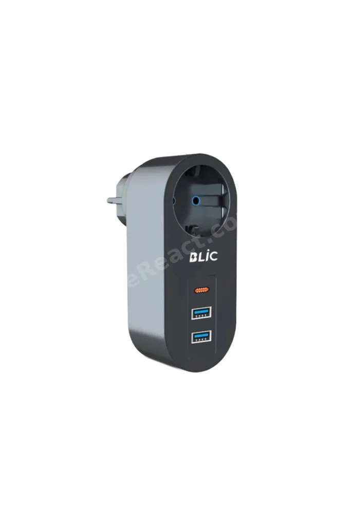 Ftr-07 2xusb 1xtypec Termal Akım Korumalı Isıya Dalı Tekli Priz