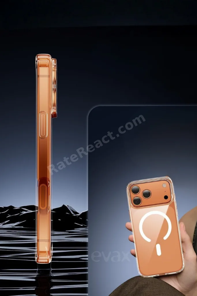 [3'ü 1 Arada] iPhone 17 Pro Max Uyumlu 1 MagSafe Kılıf + 1 Ekran Koruyucu + 1 Kamera Lens Koruyucu