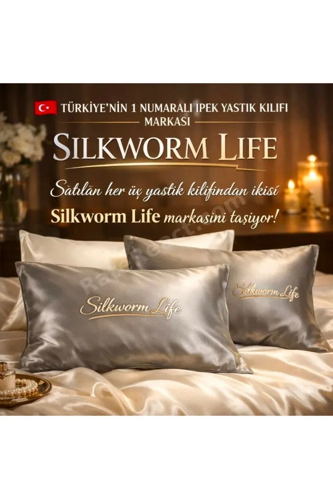 % 100 Saf İpek Yastık Kılıfı 1 adet ( 50 x70)